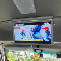 Monitor LCD Plegable de 21.5 Pulgadas con Sistema Android para Autobús, Red 3G/4G/WIFI, Publicidad Digital en el Techo del Autobús