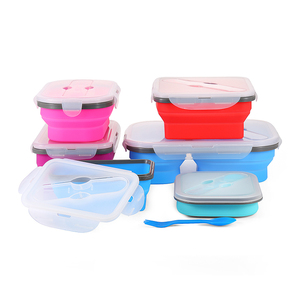 Best new design hot seller children's bpa free leakproof bento Lunch Boxes with spoon and fork for kids