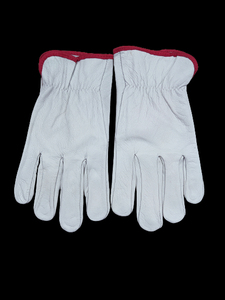 MERITORIOUS INTERNATIONAL Leather Safety <b>Gloves</b> Wrist Length <b>Thermal</b> Eco-Friendly Touchscreen Needle Detection Plain Style - Product Image 2
