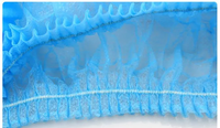 Bonnet jetable en PP non tissé, type Charlotte, pour hygiène médicale et couvre-chaussures (approvisionnement en gros)