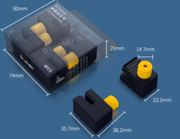 Qianli IClamp Alat Penjepit Pengencang Ponsel, Alat Perbaikan Layar LCD 2 Gen 4 Buah untuk iPhone dan Layar Lainnya