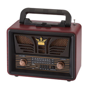 2022 yeni ahşap bt 5.0 hoparlör Retro klasik Soundbox Stereo Surround süper bas Subwoofer FM AM SW radyo retro radyo - Product Image 4