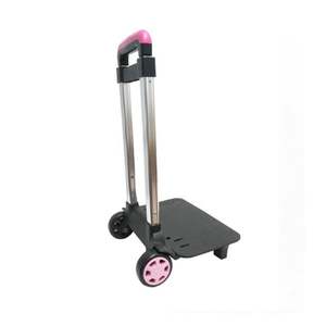 Chariot à roulettes télescopique léger et imperméable de haute qualité avec poignée, 4 roues doubles, base en métal, sacs - Product Image 1