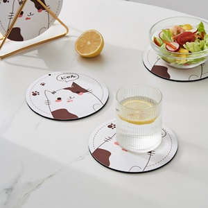 Tapis en silicone personnalisé, promotionnel, mignon, en forme de chat de dessin animé, résistant à la chaleur, respectueux de l'environnement, multifonctionnel, pour le café - Product Image 4