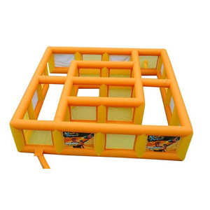 Grande maison hantée gonflable d'extérieur, labyrinthe de jeux <span class=keywords><strong>laser</strong></span> - Product Image 2