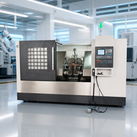 Máquina CNC XY820 para Fresado de Extremos de Ejes y Perforación Central con Tornillo de Banco Hidráulico Autocentrante - Sistema de Bloqueo Automático