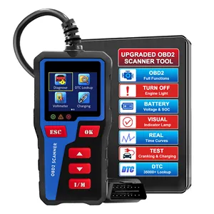 Pemindai AT300 alat diagnostik OBD2 profesional, perangkat pemindai penting untuk perbaikan dan diagnostik mobil