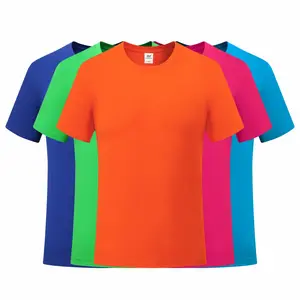Baju Musim Panas Kustom Cepat Kering Kerah Bulat Lengan Pendek Mesh Iklan Budaya Promosi T Shirt Overall Cetak LOGO