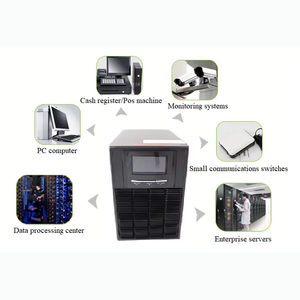 10kVA 삼상 모듈형 온라인 <span class=keywords><strong>UPS</strong></span>-N+1 이중화 리튬인산철 배터리 옵션 380/400/415VAC 220VAC 이중 변환 순수 컴퓨터용 - Product Image 4