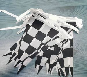 Китай производитель стран наружная печать на заказ черно-белые гоночные клетчатые флаги - Product Image 4