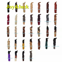 Tresses synthétiques en spirale pour femmes, Extensions capillaires à boucle française, couleur grise ombrée, haute température, vente en gros, 9 pouces