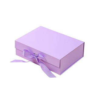 Kotak kemasan pakaian mewah kertas kaku kardus daur ulang kotak magnet lipat hadiah Premium kustom - Product Image 4