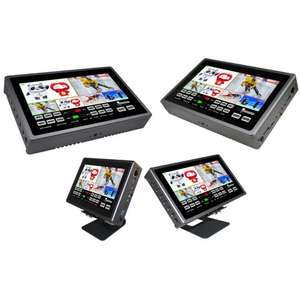 DeviceWell HDS8307 Écran tactile 4 canaux pour mélangeur vidéo HDMI pour TikTok Live Streaming Radio TV Broadcasting Equipment - Product Image 6