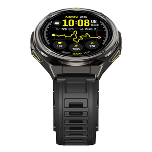 สมาร์ทวอทช์ DSM11 Black X2Pro GPS ระบบระบุตำแหน่ง GNSS หลายย่านความถี่ กันน้ำ 5 ATM รองรับเพลงออฟไลน์ สำหรับผู้ชาย - Product Image 2