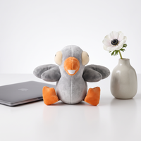Peluche personnalisée en forme de canard, directement de l'usine, à partir de vos croquis, OEM/ODM, pour marques IP originales