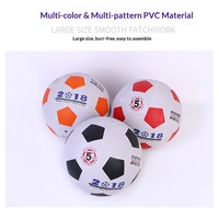 Balón de Fútbol Estándar Talla 5 para Adultos 2018, Duradero, Antideslizante, Inflable, de Plástico, para Entrenamiento y Recreación Deportiva Estudiantil