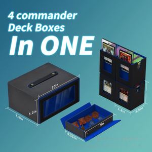กล่องเก็บการ์ด Wanzhi Card Commander Display 5-in-1 จุการ์ดได้มากกว่า 400 ใบ แบบสองชุด วัสดุ PU พกพาสะดวก สำหรับเกมบนโต๊ะ - Product Image 2