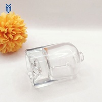 Flacon de parfum en verre personnalisé de 50 ml, cylindrique, à fond épais, en bois, flacon de parfum marocain