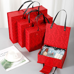 <span class=keywords><strong>2025</strong></span> tùy chỉnh logo sang trọng Khăn lụa bao bì ruy băng Hộp quà tặng với các tông cao cấp cầm tay và vật liệu giấy tái chế - Product Image 2