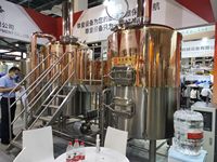 Système de brassage en cuivre rouge de 500 L pour équipement de micro-brasserie, système de brassage de bière