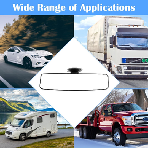 Rétroviseur intérieur de voiture rectangulaire HD grand angle, pièce de rechange pour accessoires de voiture et SUV, vente chaude - Product Image 4