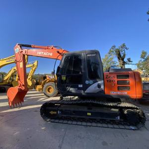 Mini-pelle Hitachi zaxis120 d'origine japonaise, 12 tonnes, mini-excavatrice d'occasion, moteur ISUZU, godet de 0,52 m3, 90% neuf, prix bas à vendre - Product Image 3