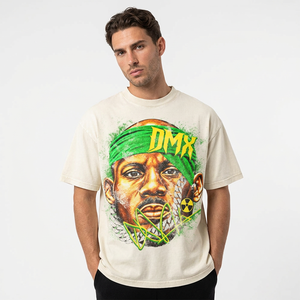 Printed Oversized T-Shirt <b>Men</b> Street Style Short Sleeve O-Neck Cotton Jersey Photo Print Front Logo - Product Image 6