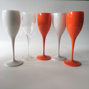 Venta de Fábrica Copas de Champán Personalizadas de Acrílico Blanco Tipo Flauta para Ice Imperial y Copas de Plástico para <span class=keywords><strong>Vino</strong></span> - Product Image 1