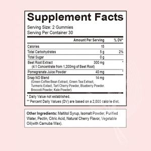 Complément d'oxyde nitrique OEM/ODM à base de racine de betterave pour l'énergie, la santé cardiaque et le soutien de la circulation - Product Image 6