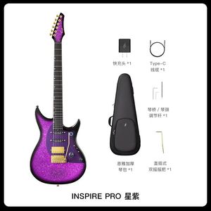 Guitarra Eléctrica Inteligente <span class=keywords><strong>Enya</strong></span> Inspire Pro de Vanguardia con Construcción de Fibra de Carbono y Procesadores de Efectos Profesionales Integrados - Product Image 4