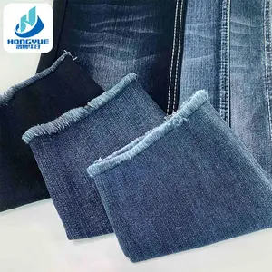 Toptan yüksek kalite moda stil dokuma kot Denim kumaş kesim adet