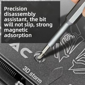 Set obeng presisi multifungsi, untuk komputer ponsel Tablet pemeliharaan industri baja dapat dilepas - Product Image 3