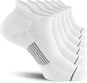 جوارب عالية الجودة للكاحل المحبوكة للجري ، جوارب رياضية مخددة منخفضة القطع ، جوارب عداء بالجملة - Product Image 3