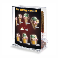 Boîte de présentation personnalisée en étain de qualité alimentaire OEM/ODM pour pain, gâteaux, glaces avec impression numérique et marquage à chaud