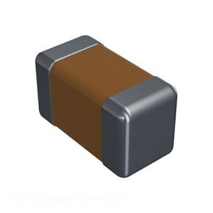 ตัวเก็บประจุเซรามิก CER 0.9PF 0603 AQ0603ARNPO9BNR90 (1608เมตริก) 50V C0G/NP0 0603 0.9 pF ผู้จัดจำหน่ายที่ได้รับอนุญาต - Product Image 1