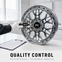 Jantes PY Factory Off-Road Flow Forming 18 Classic 4x4 6x139.7 certifiées DOT, homologuées UE pour Nissan Patrol