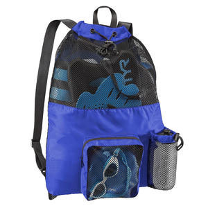 Borse con Coulisse in Poliestere Personalizzate all'Ingrosso, Borse da Spiaggia Leggere in Rete, Zaini Impermeabili con Coulisse per Campeggio e Attività all'Aperto - Product Image 1