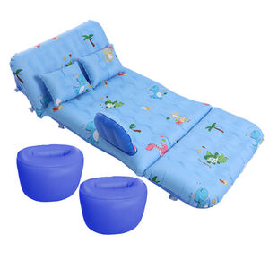 Cama Inflable Infantil para Auto, Colchón Plegable Universal para Todas las Estaciones, Autocamp IA-1505 Azul, Resistente a la Presión - Product Image 1