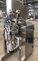 Mezclador de Alta Velocidad y Alto Cizallamiento para Línea de Producción de Mayonesa y Aderezos para Ensaladas con Sistema de Control PLC