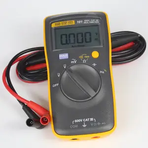 Durata della batteria del peso 160g 200 ore di aggiornamento del Display minimo 3/sec multimetro digitale tascabile Fluke 101