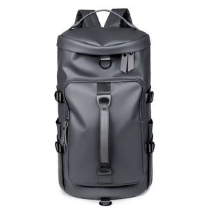 Custom logo Waterproof PU Leather Man Laptop <b>Backpack</b> High Quality Business Style <b>Backpack</b> Travel Overnight Duffel Bag for Men - Product Image 2