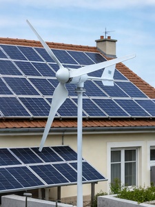 เครื่องกำเนิดไฟฟ้าพลังลม Smaraad 6KW ระบบไฮบริดพลังงานลมและพลังงานแสงอาทิตย์ 6KW 4PCS พร้อมตัวควบคุมพลังงานลมและพลังงานแสงอาทิตย์ แบตเตอรี่ SM6-6000W+4PCS Solar - Product Image 6