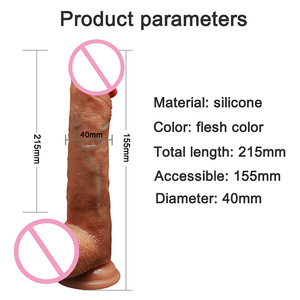 Dildo Telescópico Giratorio con Control Remoto Inalámbrico, Dildo Grande con Vetas Azules para la Masturbación Femenina - Product Image 3