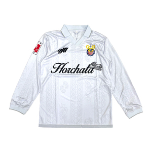 Maillot de football personnalisé de haute qualité sublimé à manches longues, uniforme de football vintage streetwear 100% polyester, séchage rapide, respirant - Product Image 2