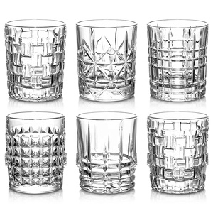 11oz Striped Braided Embossed Whiskey <b>Glasses</b> Cup Bar Old Fashioned <b>Glass</b> Rocks Tumbler - Product Image 6