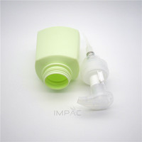Bouteille vide en plastique vert mat pour shampoing bébé, cosmétique, avec pompe à clip, 280 ml