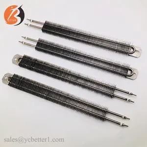 Calentador de tira con aletas tubular de aire de 110V 2500W para calentamiento de horno