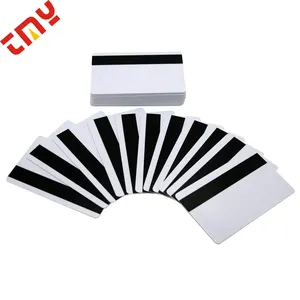 उच्च गुणवत्ता पुन: मुद्रण योग्य चुंबकीय पट्टी CR80 क्रेडिट कार्ड आकार खाली सादा लोको पीवीसी चुंबकीय पट्टी कार्ड