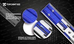 Mutfak teleskopik itme açmak için çekmece kızakları yumuşak kapanış koşucu kanal soğuk haddelenmiş çelik çekmece dolap yatak odası için - Product Image 4