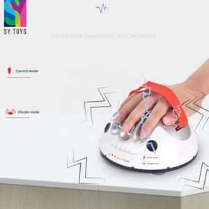 SY 파티 게임 까다로운 재미있는 성인 마이크로 참신 거짓말 쟁이 장난감 전기 손가락 심장 박동 거짓말 탐지기 파티 성인 책상 게임 완구 - Product Image 5